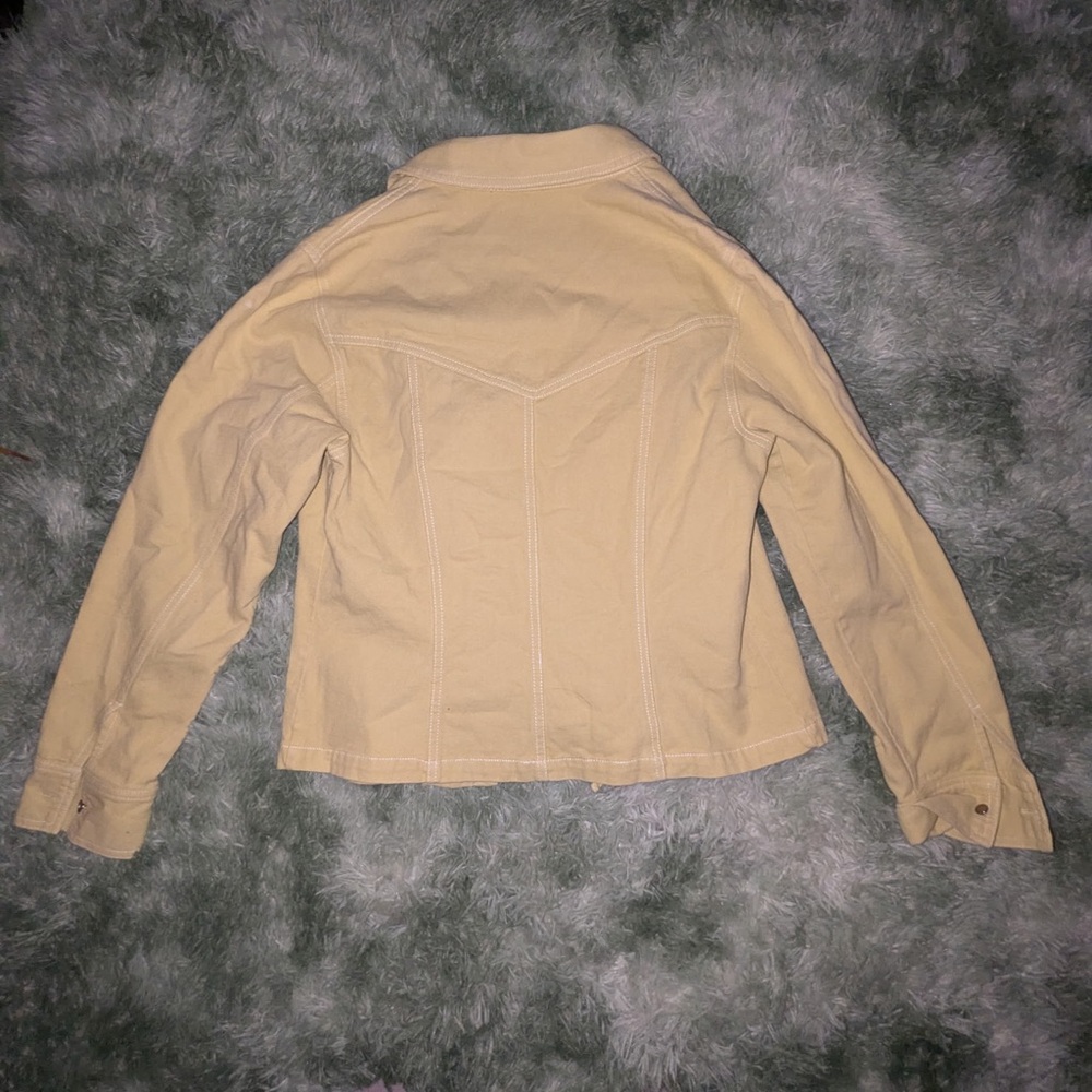 CAbi Women's Tan Jean Jacket